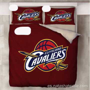 Juegos de cama de 3 piezas NBA Black No. 23